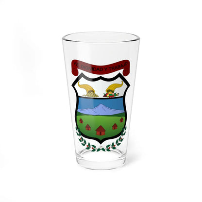 Escudo de El Tambo - Cauca (Colombia) (Coat of Arms) Pint Glass 16oz 16oz - Go Mug Yourself