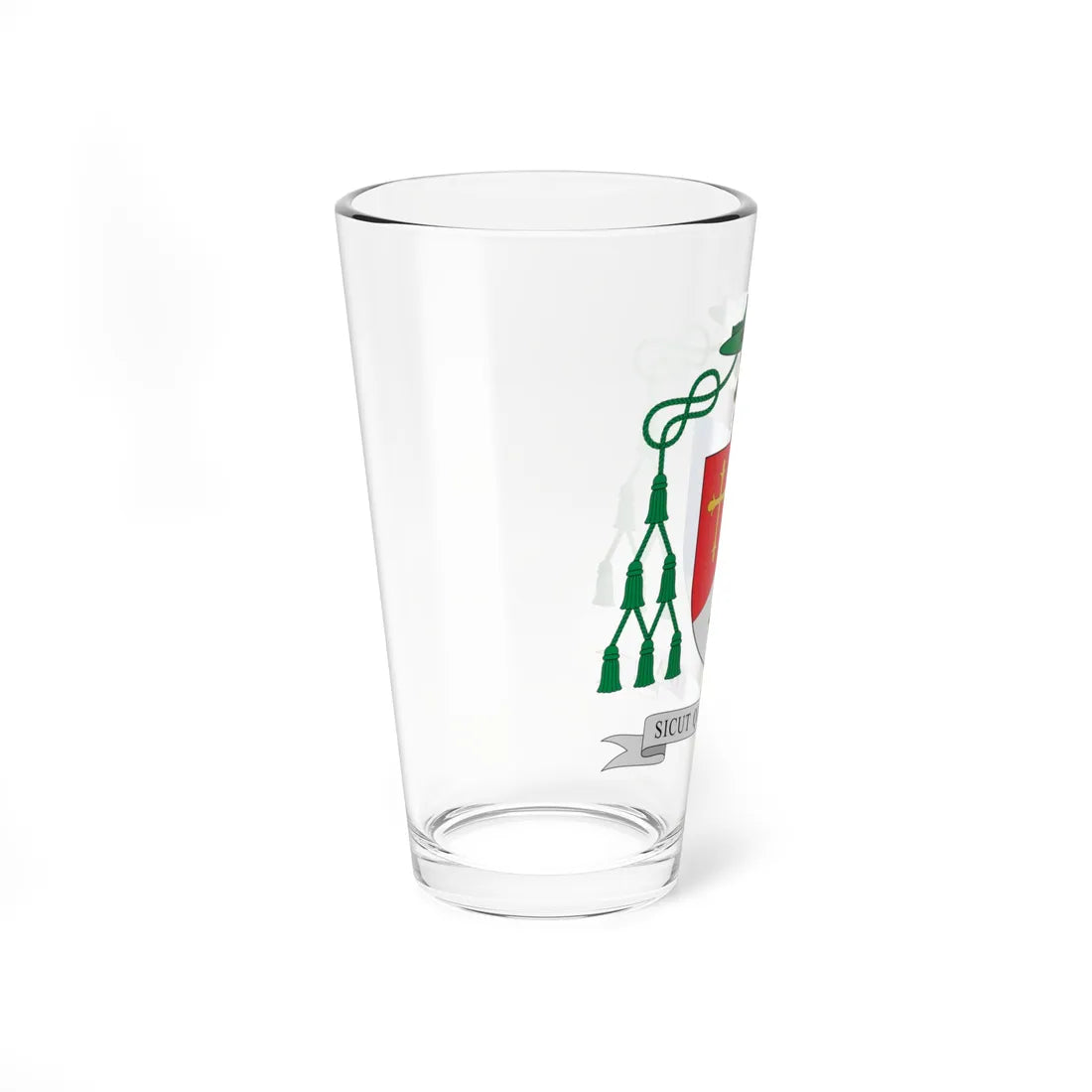 Escudo de Eldison de Souza Silva (Spain) (Coat of Arms) Pint Glass 16oz - Go Mug Yourself