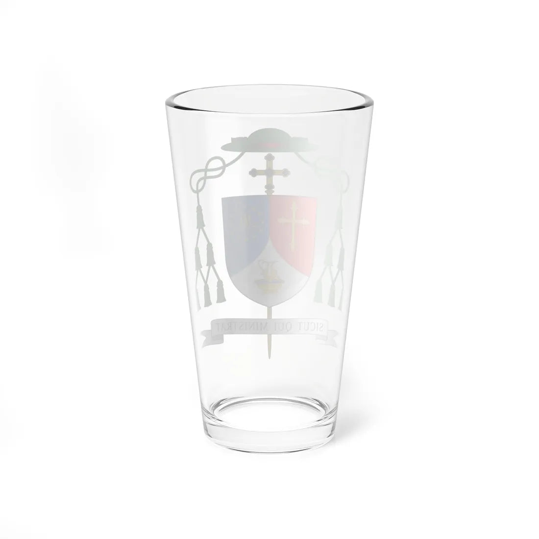 Escudo de Eldison de Souza Silva (Spain) (Coat of Arms) Pint Glass 16oz - Go Mug Yourself