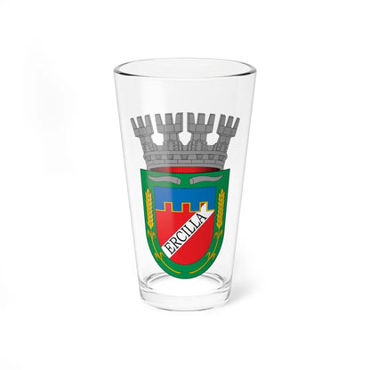 Escudo de Ercilla (Chile) (Coat of Arms) Pint Glass 16oz 16oz - Go Mug Yourself