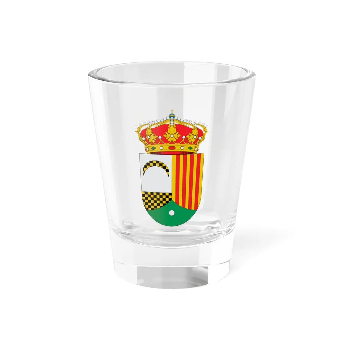 Escudo de Erla (Spain) (Coat of Arms) Shot Glass 1.5oz 1.5oz - Go Mug Yourself