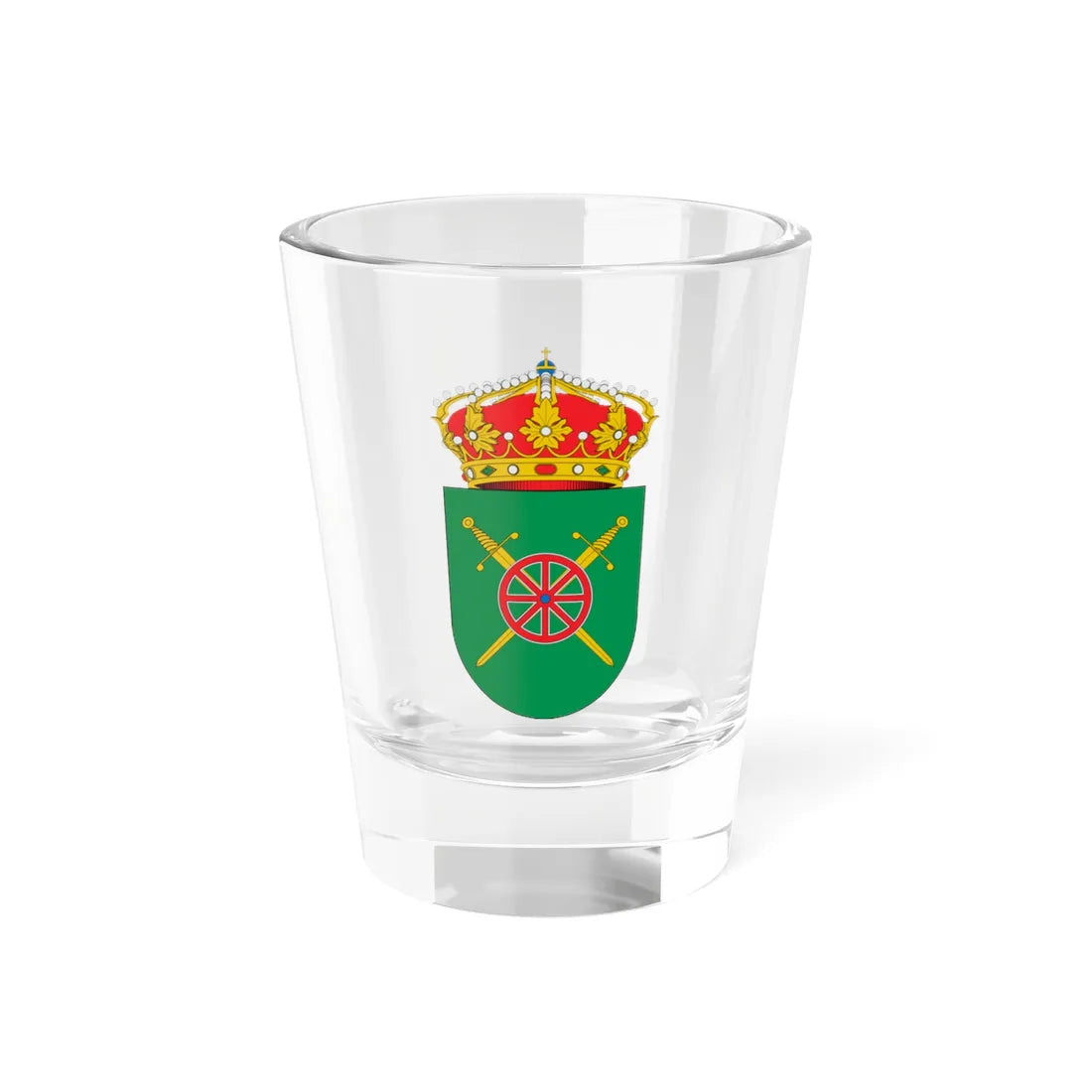 Escudo de Escatrón (Spain) (Coat of Arms) Shot Glass 1.5oz 1.5oz - Go Mug Yourself