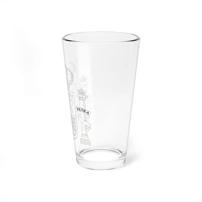 Escudo de España contornos (Spain) (Coat of Arms) Pint Glass 16oz - Go Mug Yourself