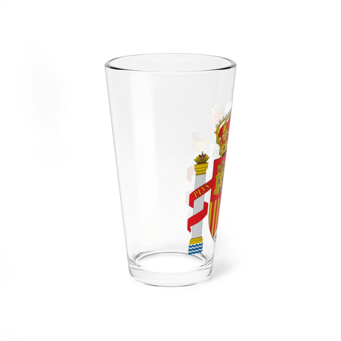 Escudo de España heráldico (Spain) (Coat of Arms) Pint Glass 16oz - Go Mug Yourself