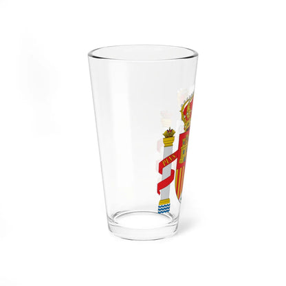 Escudo de España heráldico (Spain) (Coat of Arms) Pint Glass 16oz - Go Mug Yourself