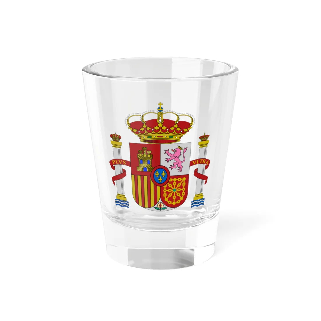 Escudo de España (Spain) (Coat of Arms) Shot Glass 1.5oz 1.5oz - Go Mug Yourself