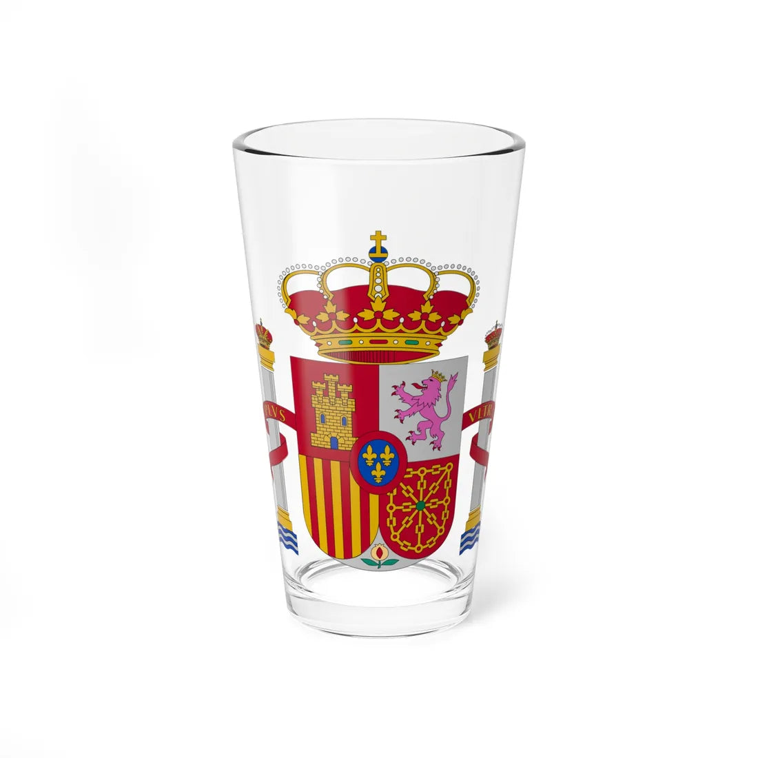 Escudo de España variant (Spain) (Coat of Arms) Pint Glass 16oz 16oz - Go Mug Yourself