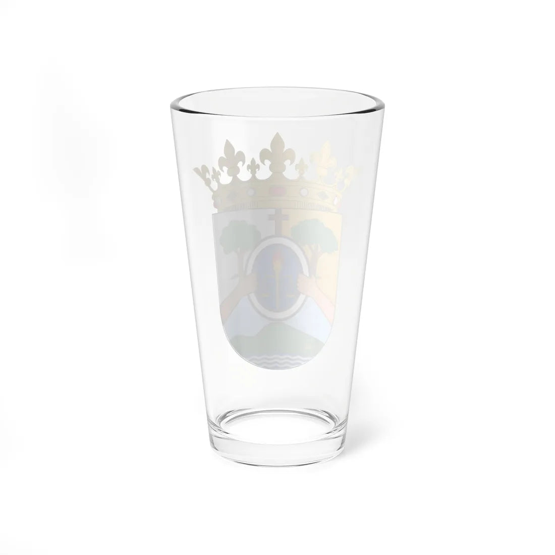 Escudo de Fernando Poo TVH (Equatorial Guinea) (Coat of Arms) Pint Glass 16oz - Go Mug Yourself