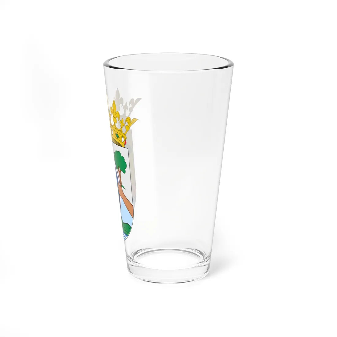 Escudo de Fernando Poo TVH (Equatorial Guinea) (Coat of Arms) Pint Glass 16oz - Go Mug Yourself