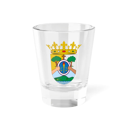 Escudo de Fernando Poo TVH (Equatorial Guinea) (Coat of Arms) Shot Glass 1.5oz 1.5oz - Go Mug Yourself