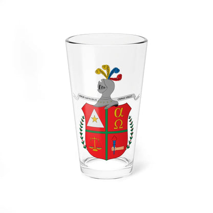 Escudo de Filandia Quindío (Colombia) (Coat of Arms) Pint Glass 16oz 16oz - Go Mug Yourself