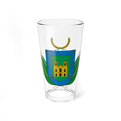 Escudo de Firavitoba (Colombia) (Coat of Arms) Pint Glass 16oz 16oz - Go Mug Yourself