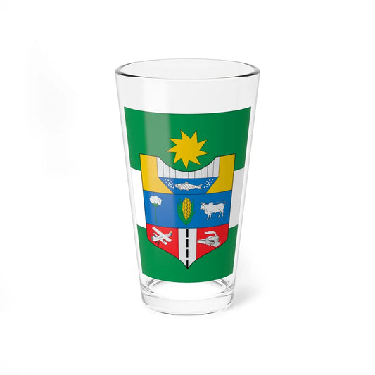 Escudo de Flandes Tolima (Colombia) (Coat of Arms) Pint Glass 16oz 16oz - Go Mug Yourself