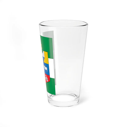 Escudo de Flandes Tolima (Colombia) (Coat of Arms) Pint Glass 16oz - Go Mug Yourself