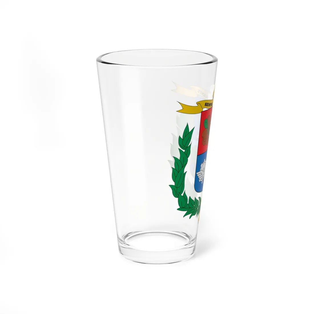 Escudo de Florida Valle del Cauca (Colombia) (Coat of Arms) Pint Glass 16oz - Go Mug Yourself