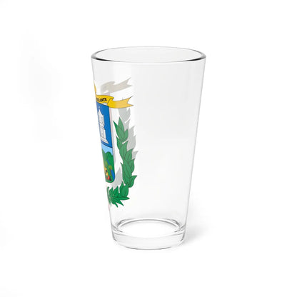 Escudo de Florida Valle del Cauca (Colombia) (Coat of Arms) Pint Glass 16oz - Go Mug Yourself