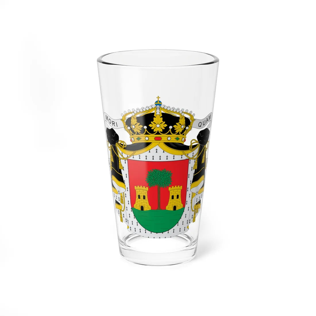 Escudo de Floridablanca (Colombia) (Coat of Arms) Pint Glass 16oz 16oz - Go Mug Yourself