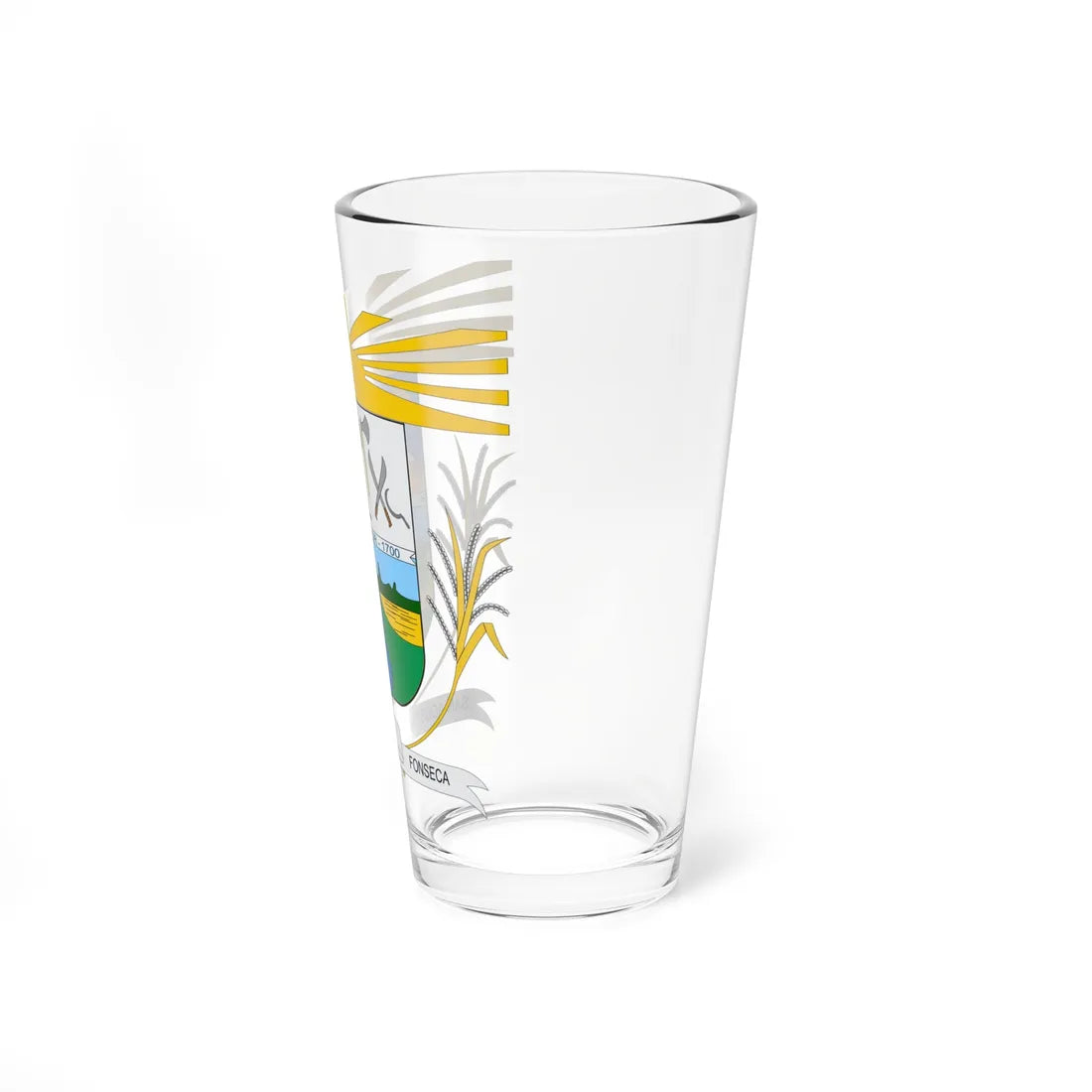 Escudo de Fonseca La Guajira (Colombia) (Coat of Arms) Pint Glass 16oz - Go Mug Yourself