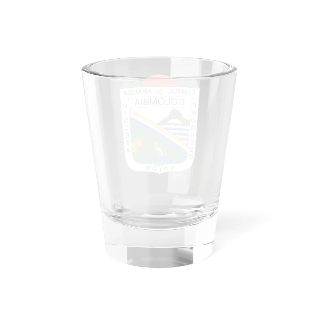 Escudo de Fortul Arauca (Colombia) (Coat of Arms) Shot Glass 1.5oz - Go Mug Yourself