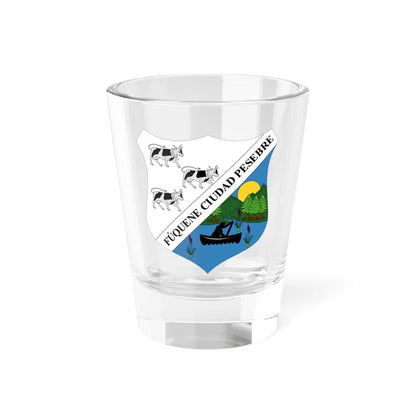 Escudo de Fúquene - Cundinamarca (Colombia) (Coat of Arms) Shot Glass 1.5oz 1.5oz - Go Mug Yourself