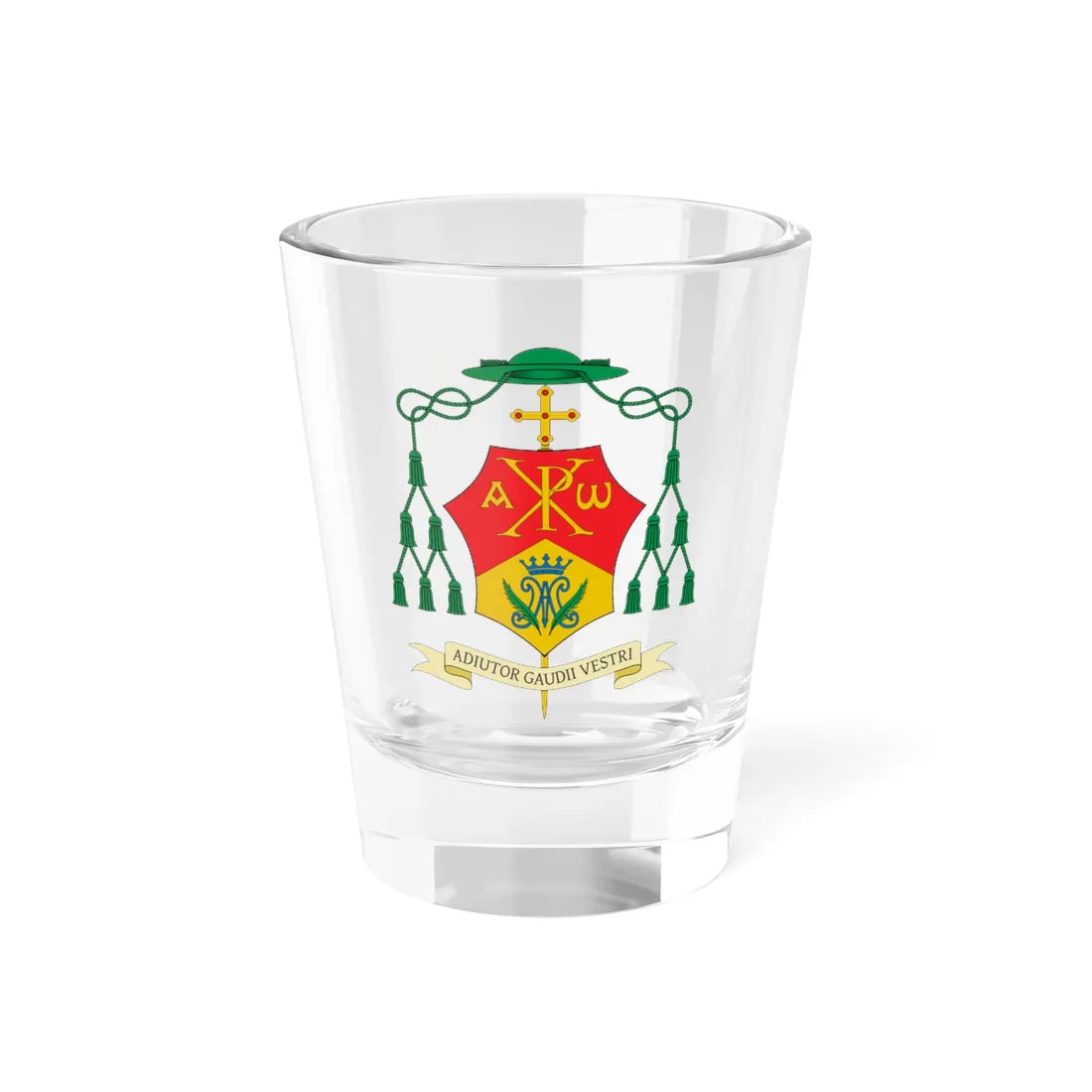 Escudo de Francisco Conesa Ferrer (Spain) (Coat of Arms) Shot Glass 1.5oz 1.5oz - Go Mug Yourself