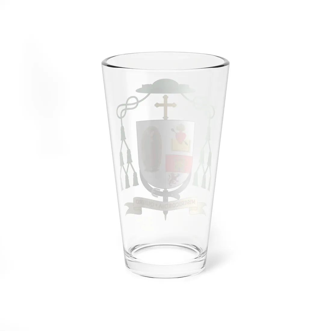Escudo de Francisco Javier Acero Pérez (Spain) (Coat of Arms) Pint Glass 16oz - Go Mug Yourself