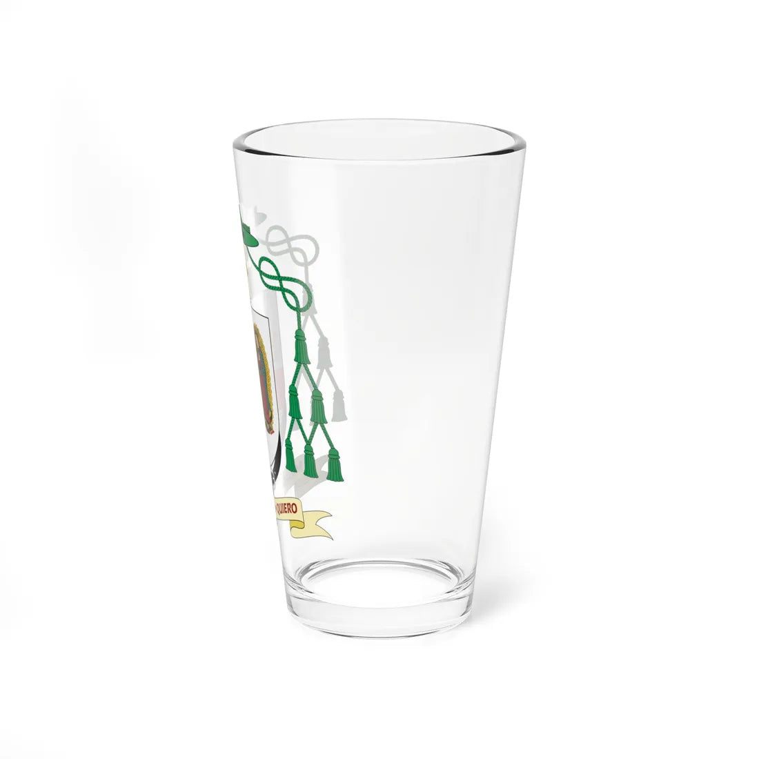Escudo de Francisco Javier Acero Pérez (Spain) (Coat of Arms) Pint Glass 16oz - Go Mug Yourself