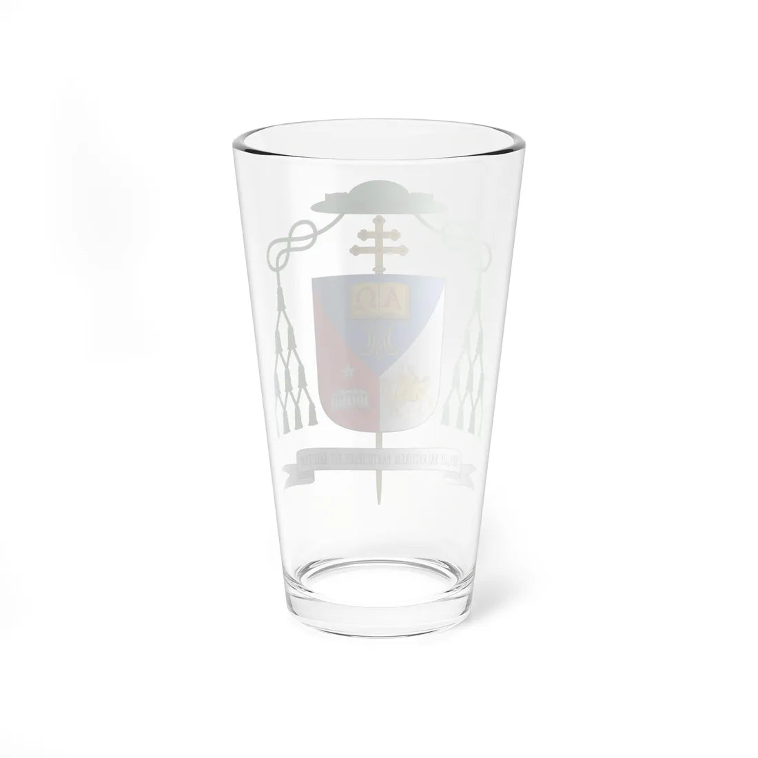 Escudo de Francisco José Prieto Fernández.arzobispo (Spain) (Coat of Arms) Pint Glass 16oz - Go Mug Yourself