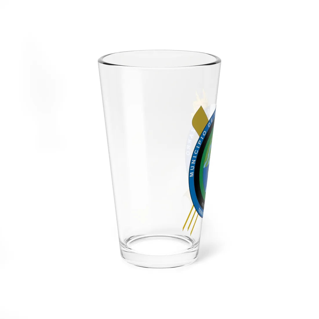 Escudo de Francisco Pizarro Nariño (Colombia) (Coat of Arms) Pint Glass 16oz - Go Mug Yourself