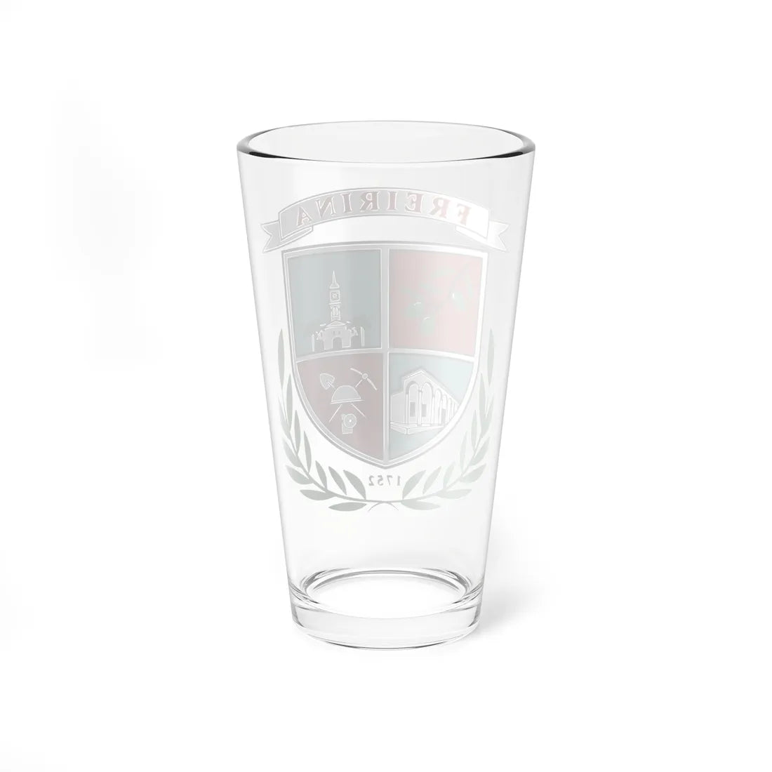 Escudo de Freirina (Chile) (Coat of Arms) Pint Glass 16oz - Go Mug Yourself