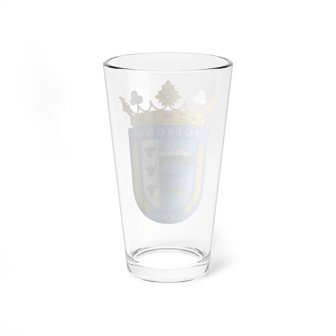 Escudo de Futrono (Chile) (Coat of Arms) Pint Glass 16oz - Go Mug Yourself