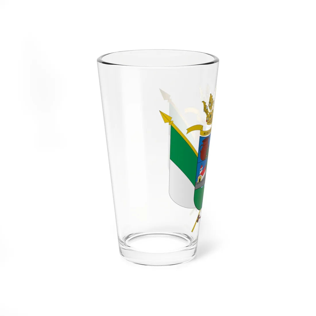 Escudo de Gachalá (Colombia) (Coat of Arms) Pint Glass 16oz - Go Mug Yourself