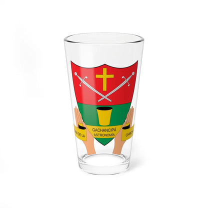 Escudo de Gachancipá (Colombia) (Coat of Arms) Pint Glass 16oz 16oz - Go Mug Yourself