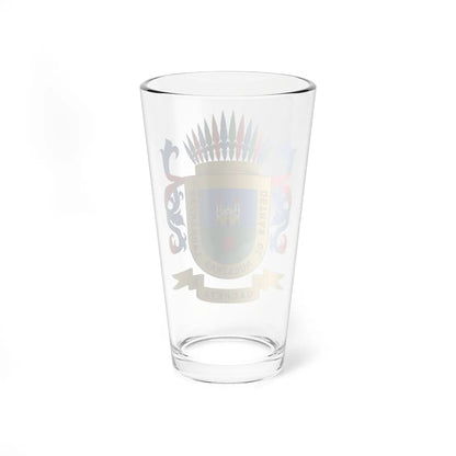 Escudo de Gachetá (Colombia) (Coat of Arms) Pint Glass 16oz - Go Mug Yourself
