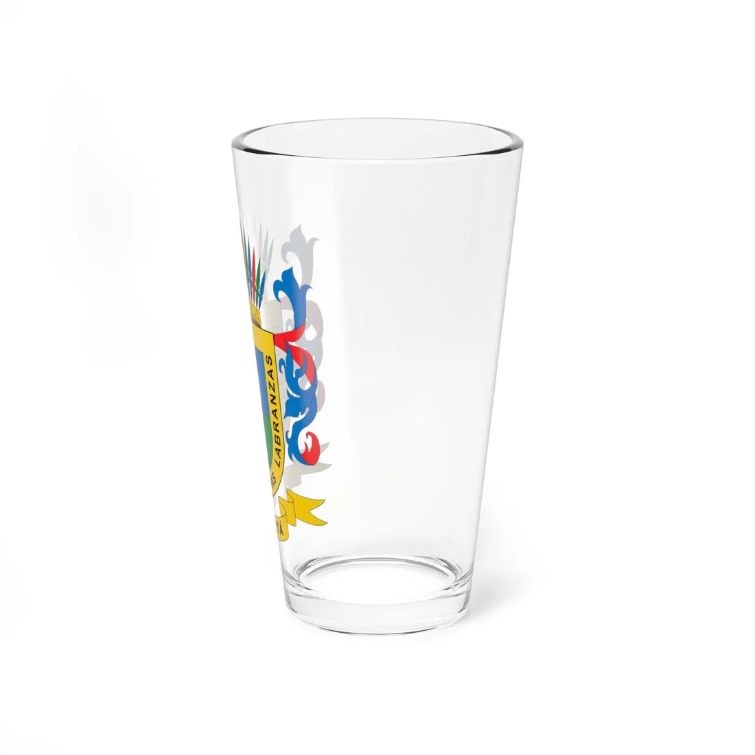 Escudo de Gachetá (Colombia) (Coat of Arms) Pint Glass 16oz - Go Mug Yourself