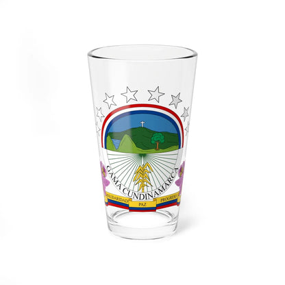 Escudo de Gama - Cundinamarca (Colombia) (Coat of Arms) Pint Glass 16oz 16oz - Go Mug Yourself
