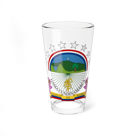 Escudo de Gama - Cundinamarca (Colombia) (Coat of Arms) Pint Glass 16oz 16oz - Go Mug Yourself