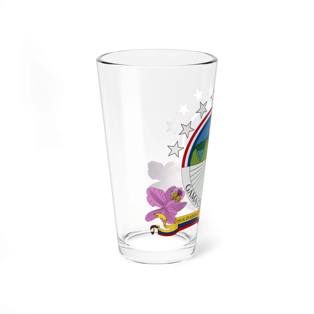 Escudo de Gama - Cundinamarca (Colombia) (Coat of Arms) Pint Glass 16oz - Go Mug Yourself