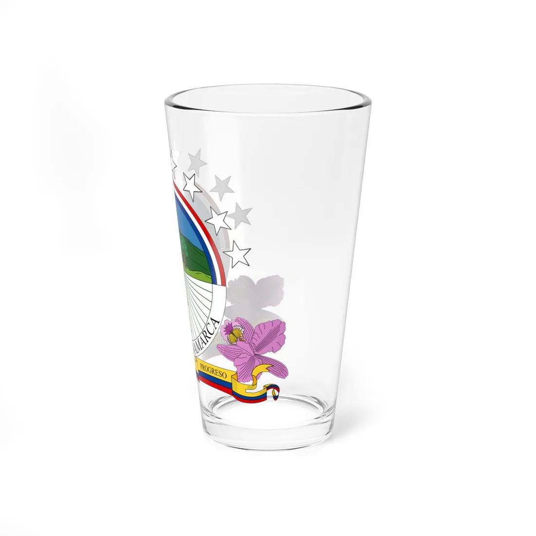 Escudo de Gama - Cundinamarca (Colombia) (Coat of Arms) Pint Glass 16oz - Go Mug Yourself