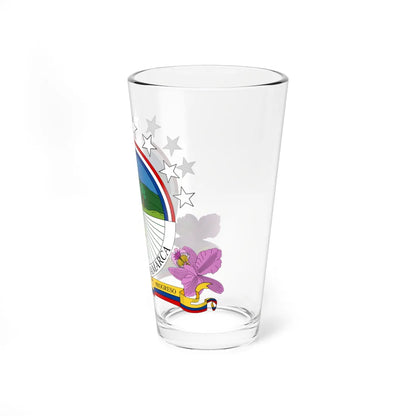 Escudo de Gama - Cundinamarca (Colombia) (Coat of Arms) Pint Glass 16oz - Go Mug Yourself