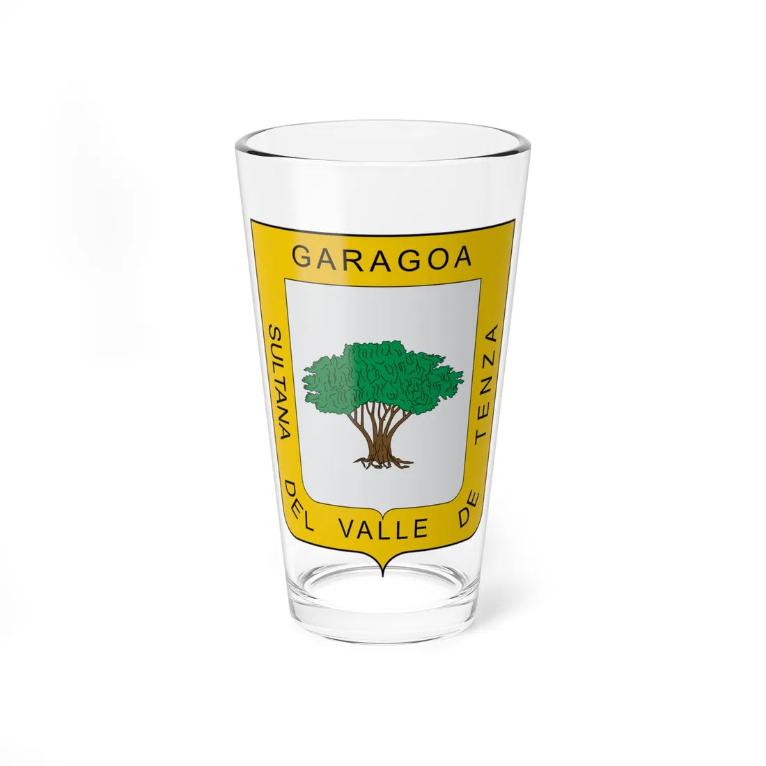 Escudo de Garagoa (Colombia) (Coat of Arms) Pint Glass 16oz 16oz - Go Mug Yourself