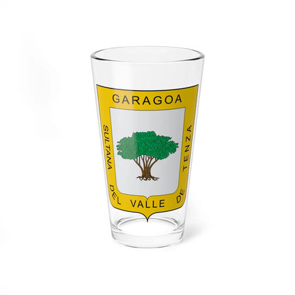 Escudo de Garagoa (Colombia) (Coat of Arms) Pint Glass 16oz 16oz - Go Mug Yourself