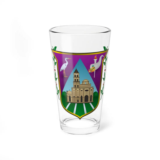 Escudo de Garzón Huila (Colombia) (Coat of Arms) Pint Glass 16oz 16oz - Go Mug Yourself