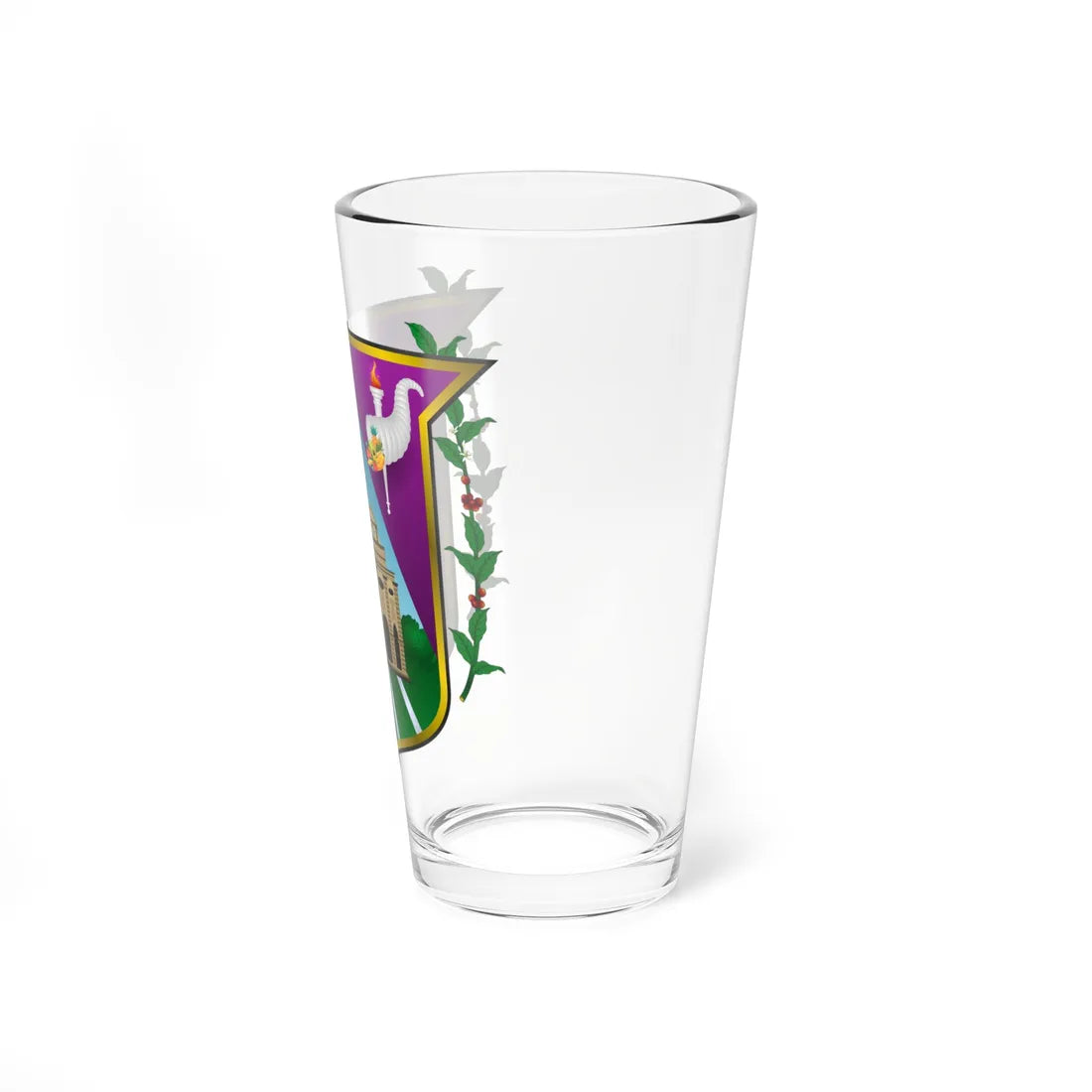 Escudo de Garzón Huila (Colombia) (Coat of Arms) Pint Glass 16oz - Go Mug Yourself