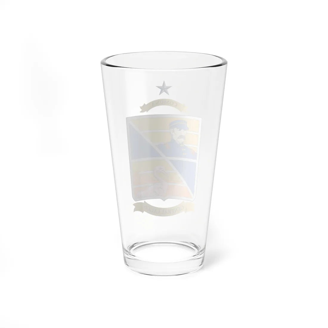 Escudo de General Lagos (Chile) (Coat of Arms) Pint Glass 16oz - Go Mug Yourself
