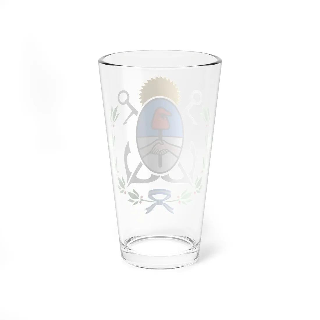 Escudo de General Pueyrredón color (Argentina) (Coat of Arms) Pint Glass 16oz - Go Mug Yourself
