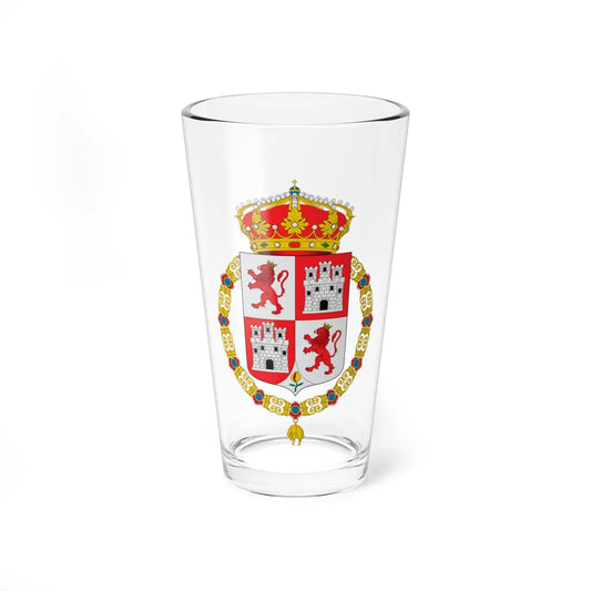 Escudo de Girón Santander (Colombia) (Coat of Arms) Pint Glass 16oz 16oz - Go Mug Yourself