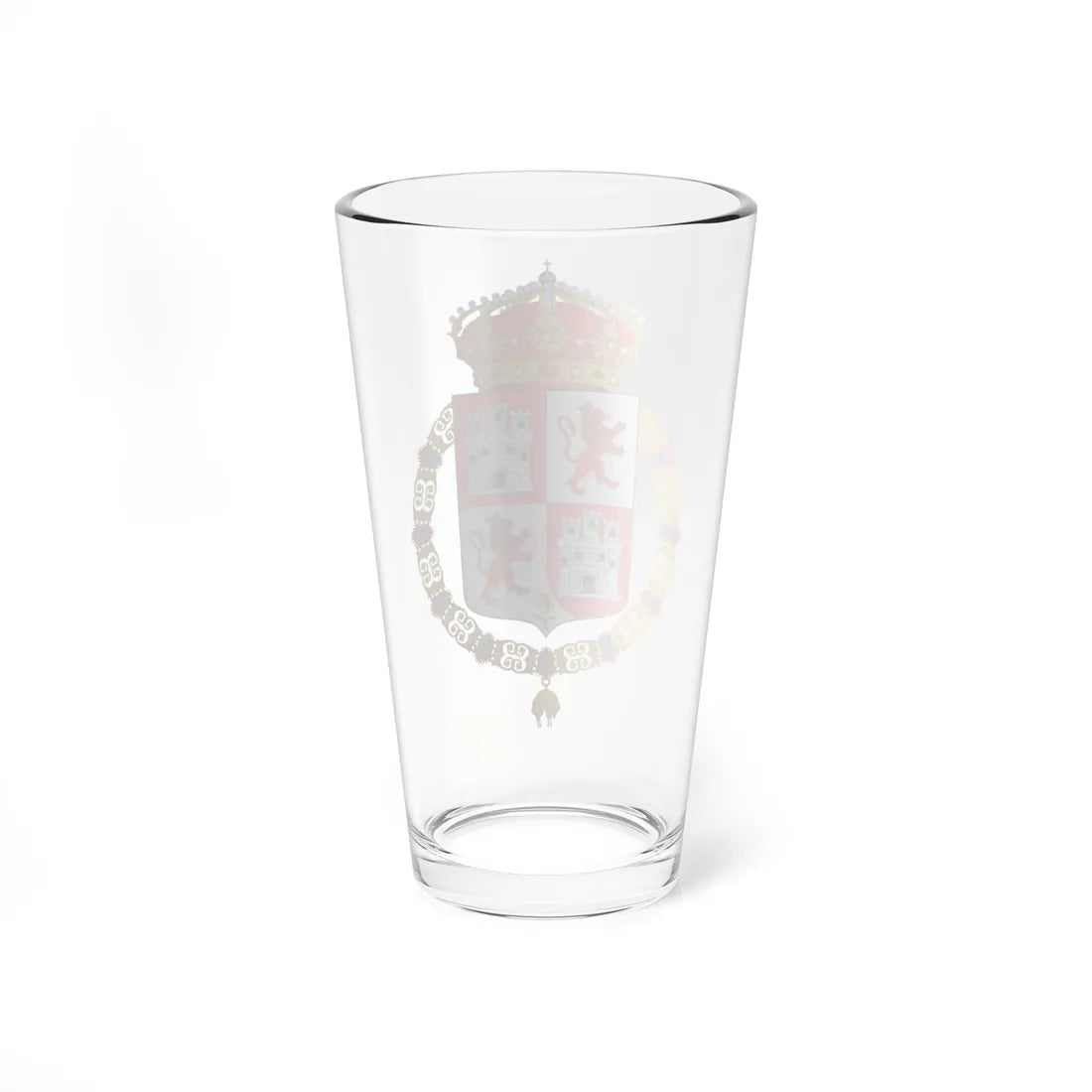 Escudo de Girón Santander (Colombia) (Coat of Arms) Pint Glass 16oz - Go Mug Yourself
