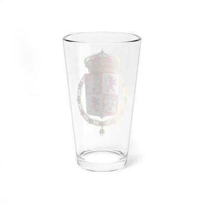 Escudo de Girón Santander (Colombia) (Coat of Arms) Pint Glass 16oz - Go Mug Yourself