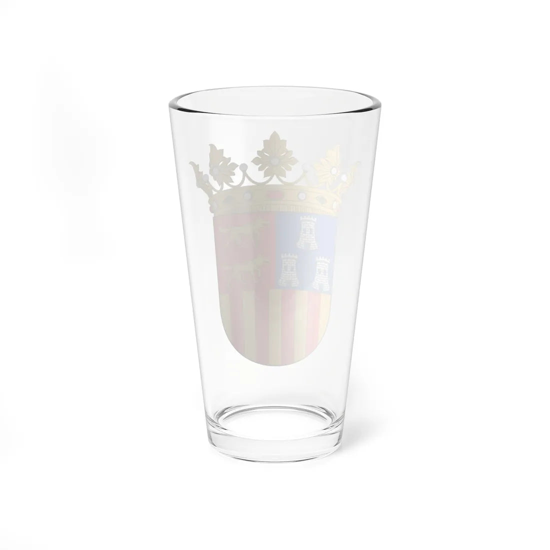 Escudo de Grañén (Spain) (Coat of Arms) Pint Glass 16oz - Go Mug Yourself
